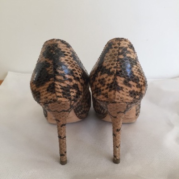 JIMMY CHOO - Snakeskin Platforms US 7.5 | IT 37.5 - Picture 4 of 6